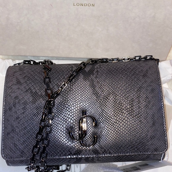 Brand New Jimmy Choo Clutch/ Mini Purse with chain - Picture 6 of 7